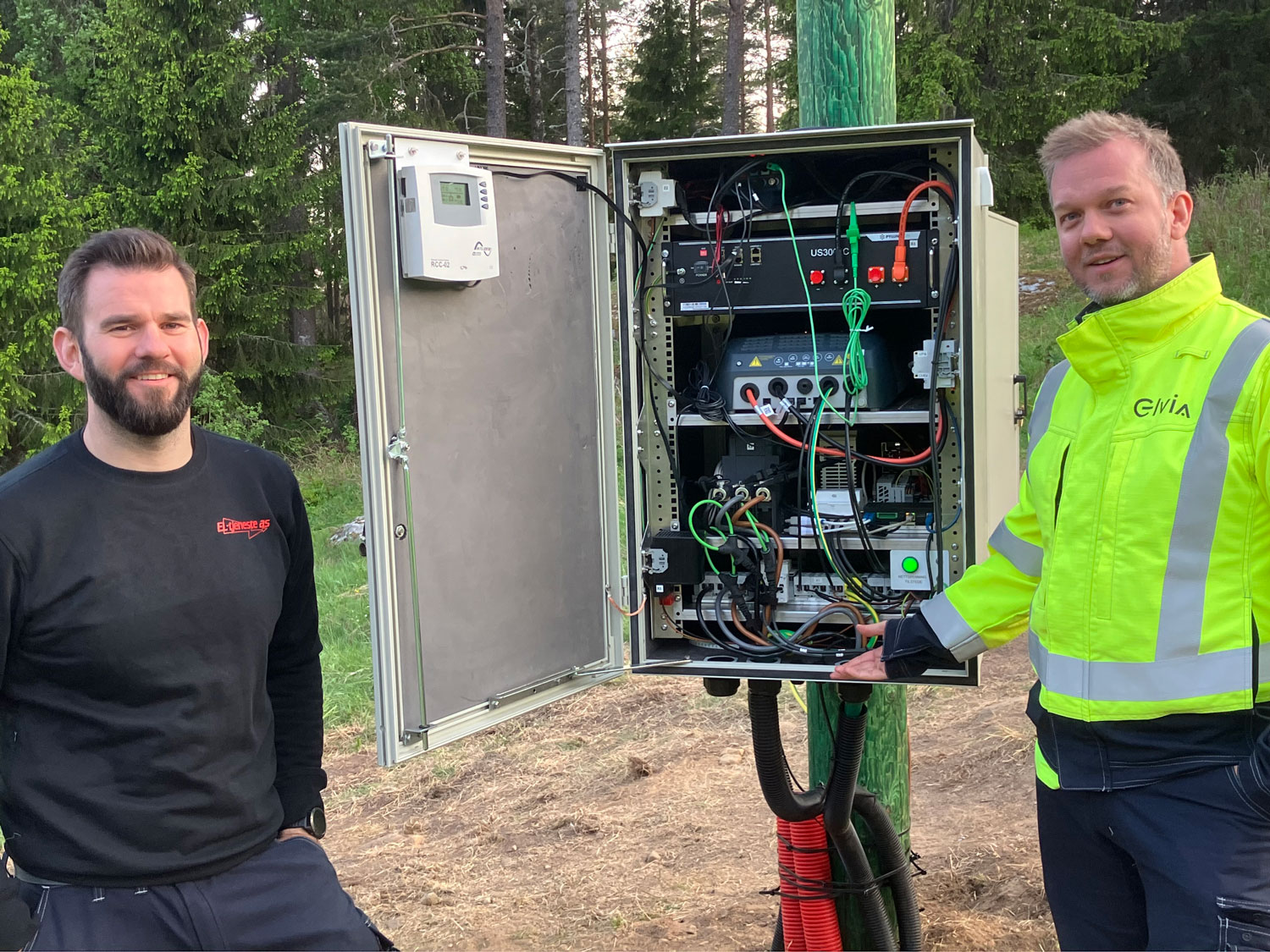Batterisystem som forbedrer spenningskvalitet, prøvd ut sammen med Elvia